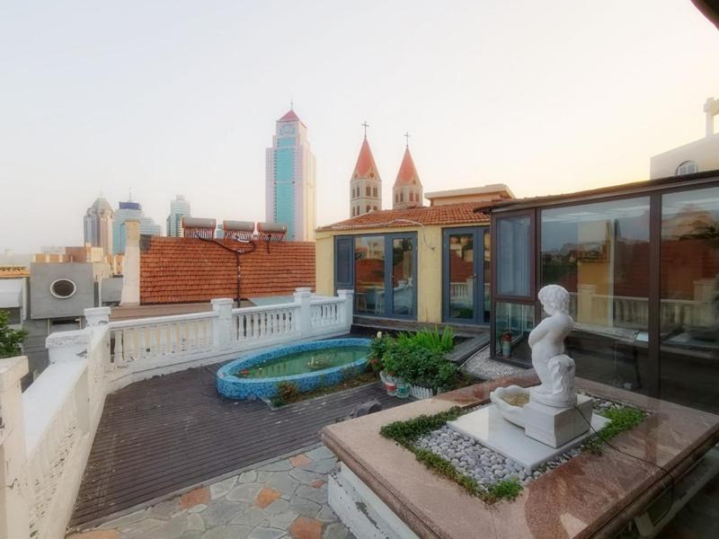 Ou Lu Business Hotel Qingdao Exterior foto